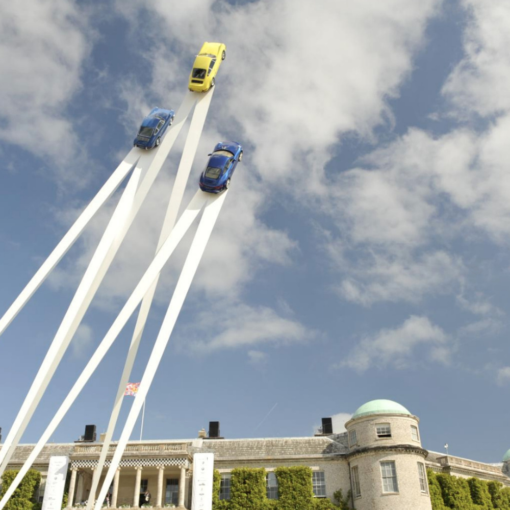 Miniature PORSCHE Zuffenhausen Sculpture